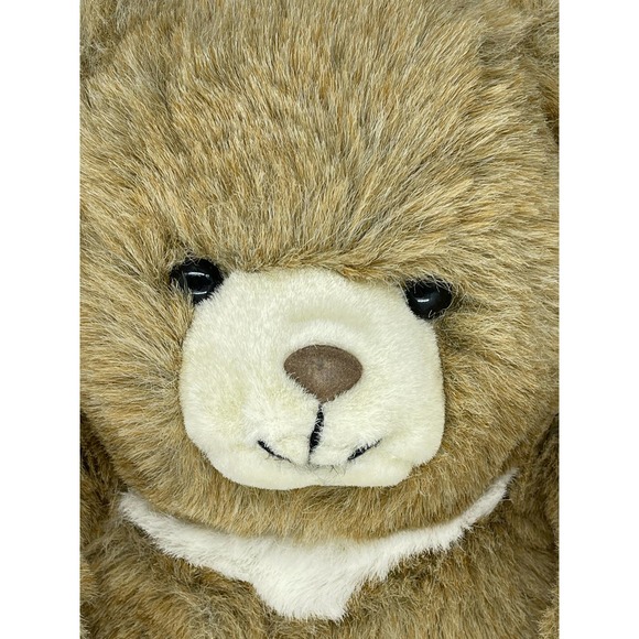 Fiesta American Wego Brown Tan Cream Plush Teddy Bear 1991 Vintage HTF - Picture 2 of 10